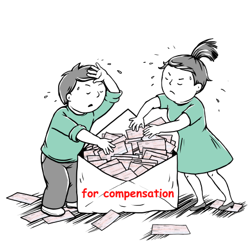 Receiving invoices in envelopes